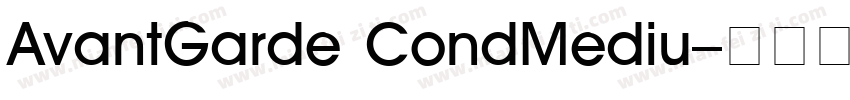 AvantGarde CondMediu字体转换